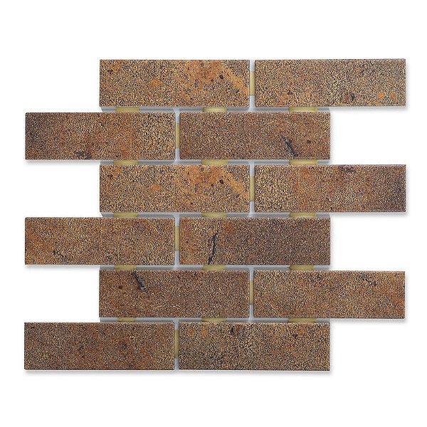 Pastilhas Cerâmicas Basalto 05X15 cm - Caixa C/ 1,42m²