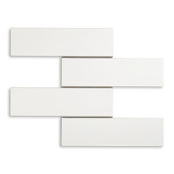 Pastilhas Cerâmicas Bianco 07X26 cm - Caixa C/ 0,92m²