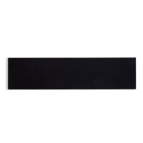 Pastilhas Cerâmicas Black Mate 06X24 cm - Caixa C/ 0,6m²