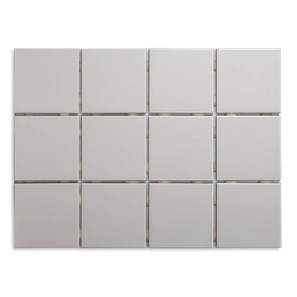 Pastilhas Cerâmicas Marfil 10X10 cm - Caixa C/ 1,95m²
