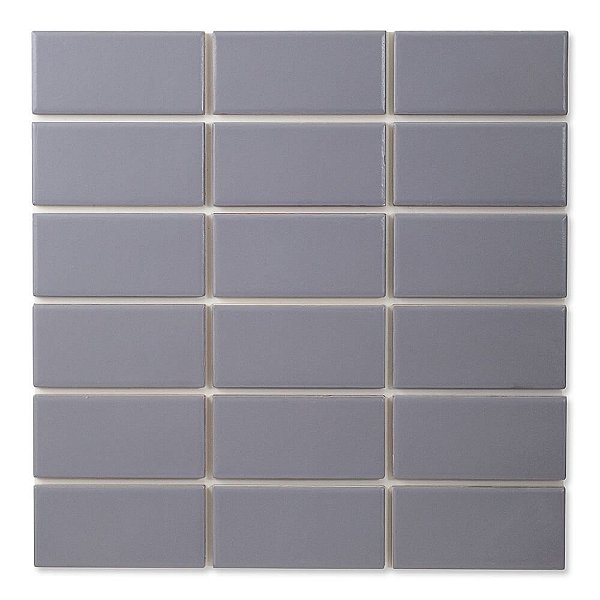 Pastilhas Cerâmicas Plomo 05X10 cm - Caixa C/ 1,5m²
