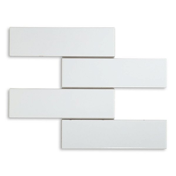 Pastilhas Cerâmicas White 07X26 cm - Caixa C/ 0,92m²