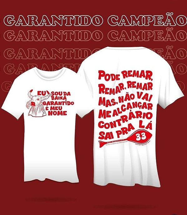CAMISETA UNISSEX BRANCA PODE REMAR 33