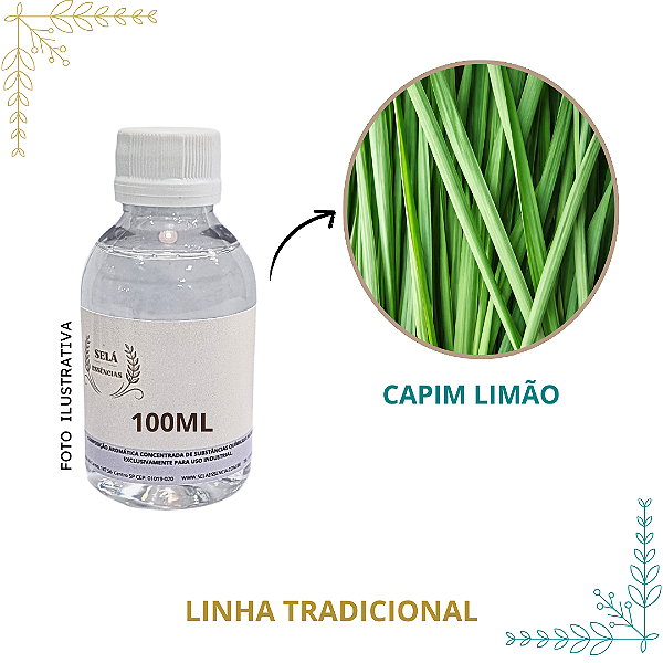 ESSÊNCIA CAPIM LIMÃO 100ML