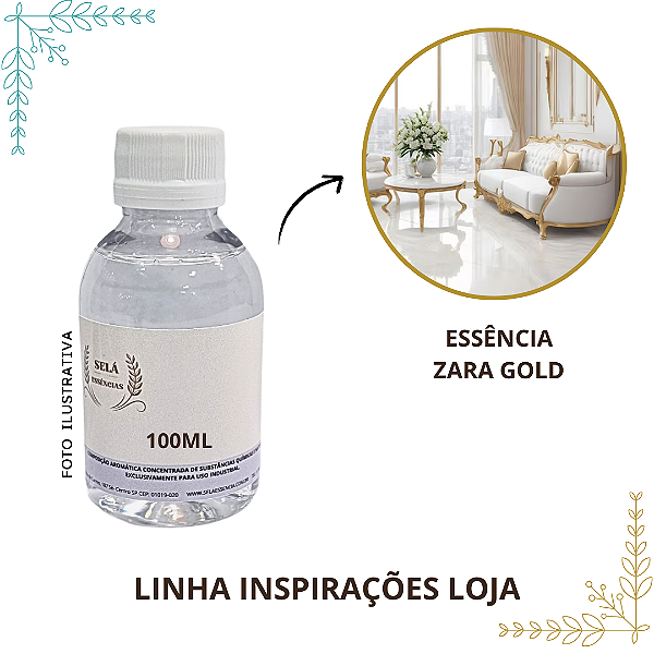 ESSÊNCIA ZARA GOLD 100ML
