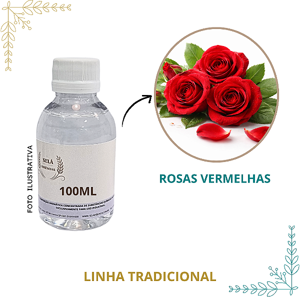 ESSÊNCIA ROSAS VERMELHAS 100ML