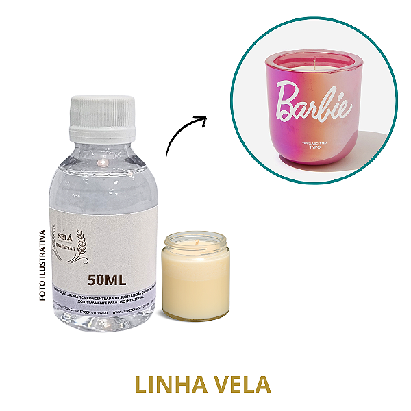 ESSÊNCIA VELA PERFUME DA BARBBIE 50ML