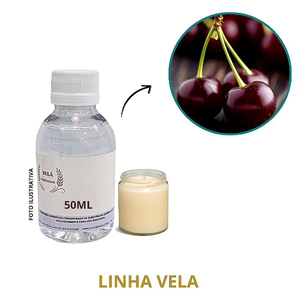 ESSENCIA VELA CEREJA PRETA 50ML