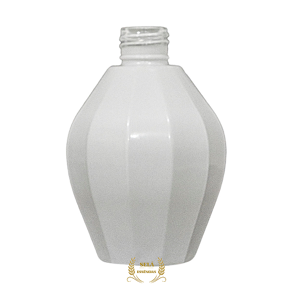FRASCO DE VIDRO LAMPE 300ML BRANCO LEITOSO R.28
