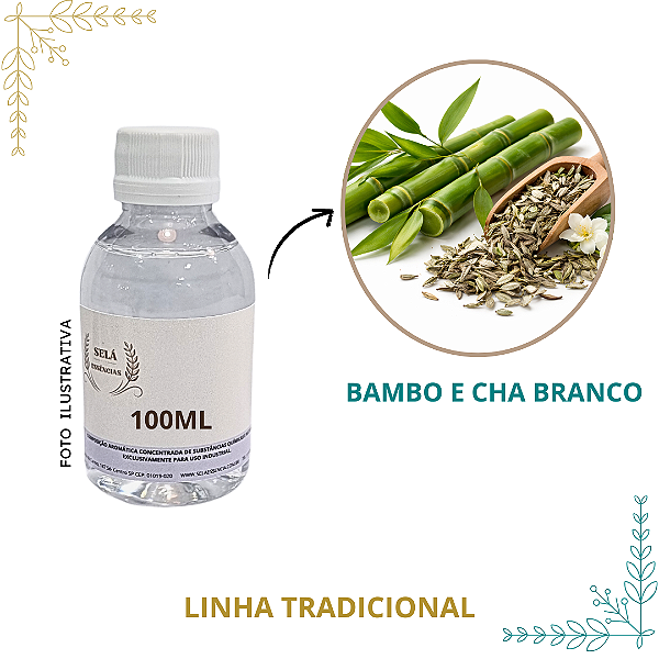 ESSÊNCIA BAMBOO E CHA BRANCO 100ML