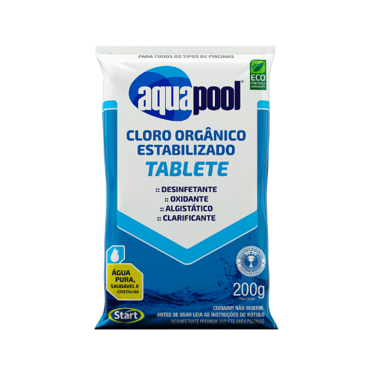 Pastilha Cloro Orgânico Aquapool 200g