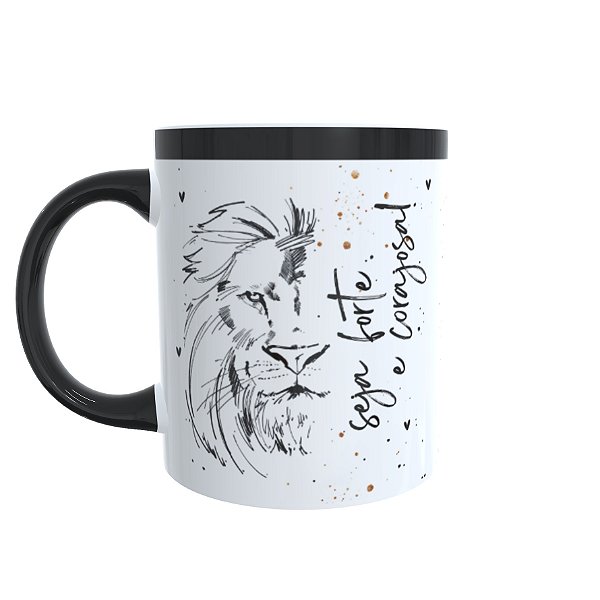 Caneca Seja Forte e Corajosa