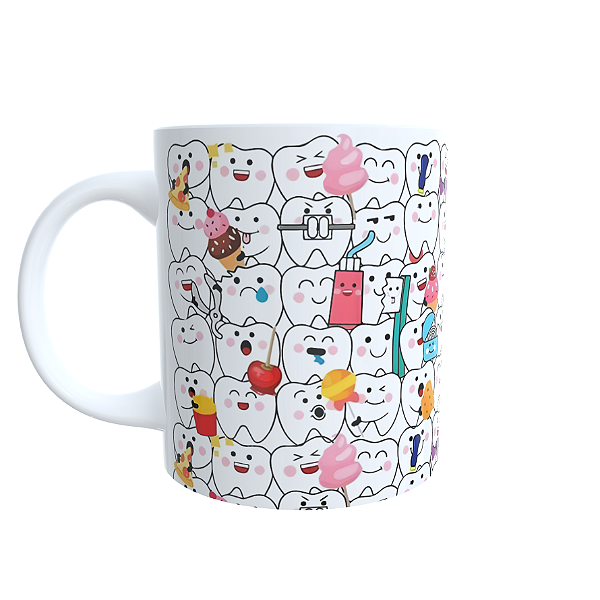 Caneca Dentinhos