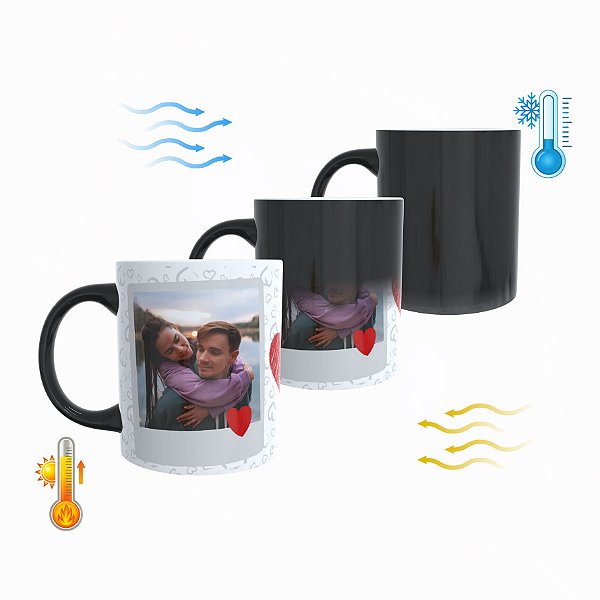 Caneca Mágica Melhor Escolha com Interior Branco