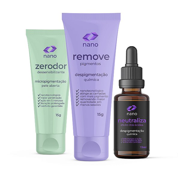 Kit Remove Confort ™ - Despigmentação Química