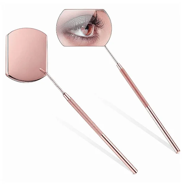 Espelho Grande Extensão de Cílios - Rose Gold