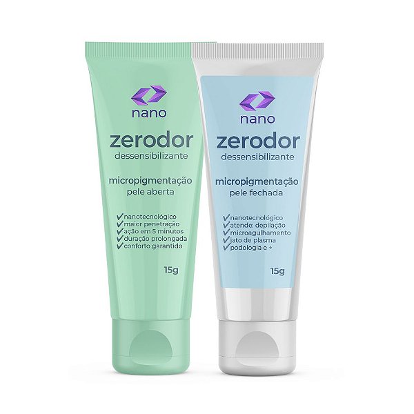 Kit Zero Dor Pele Aberta + Pele Fechada