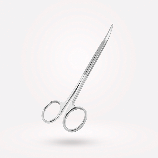 Tesoura Gorney Freeman Bifacetada Serrilhada Curva 19cm