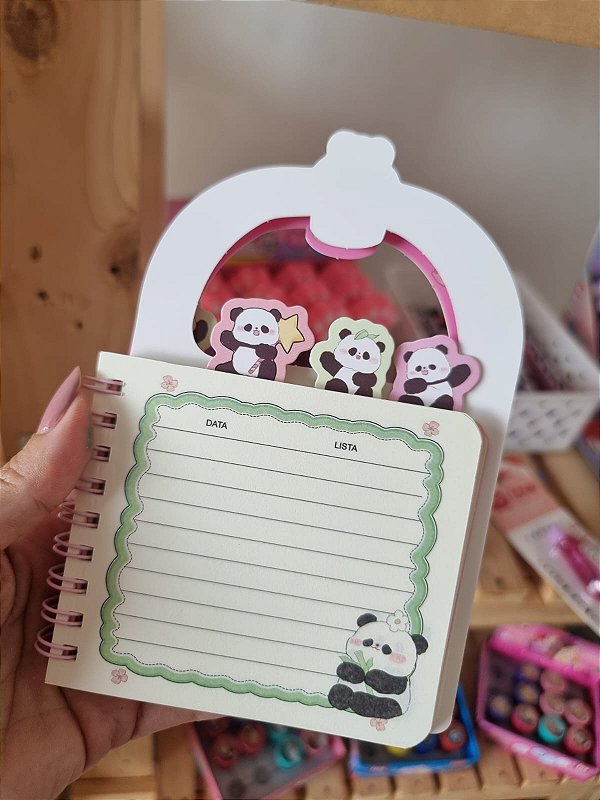 BLOCO PARA ANOTAÇÃO "OI, PANDA"