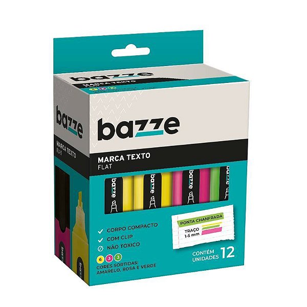 MARCA TEXTO FLAT BAZZE