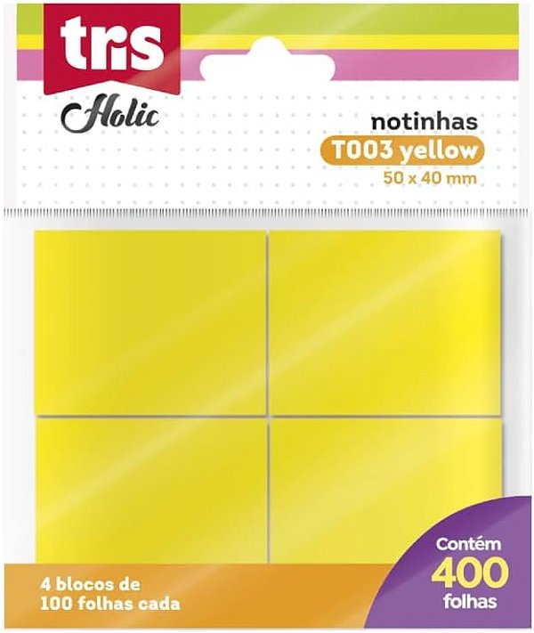 NOTA AUTO POP T003 AM 50X40MM 400FL POLY