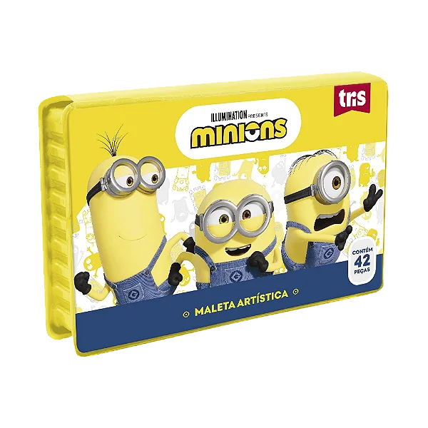 MALETA ARTISTICA MINIONS 42PCS