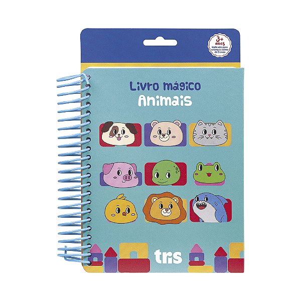 LIVRO DE ATIVIDADES TRIS TOY ANIMAIS