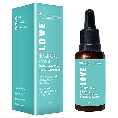 Sérum Facial 8 Tipos de Ácidos Hialurônicos e Multiceramidas - Max Love
