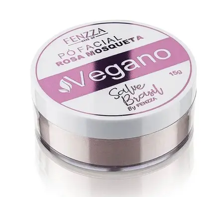 Pó Facial Vegano Rosa Mosqueta - Fenzza