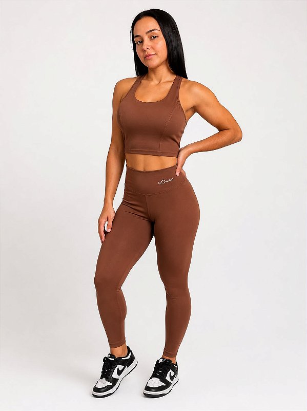 Conjunto Aurora Marrom