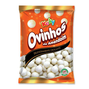 AMENDOIM OVINHO BOLINHA 1KG KUKY