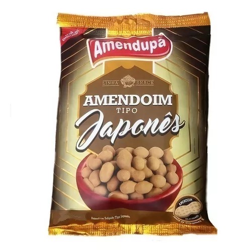 AMENDOIM JAPONÊS CROCANTE SALGADO 1KG AMENDUPÃ