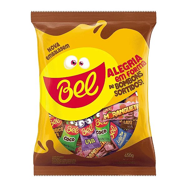 BOMBOM SORTIDO 450G BEL