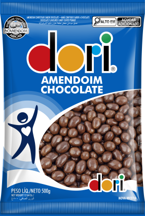 AMENDOIM CONFEITADO DE CHOCOLATE 500G DORI
