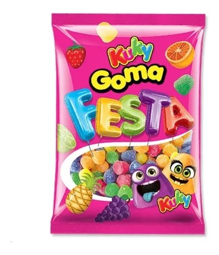 GOMA JUJUBA FESTA SORTIDA 1KG KUKY