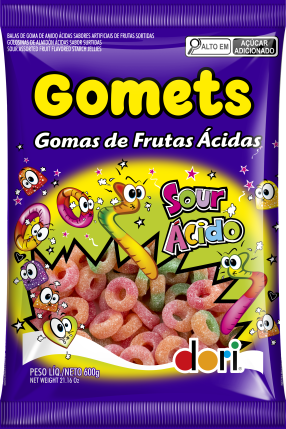 GOMA JUJUBA ANEL ÁCIDO 600G DORI