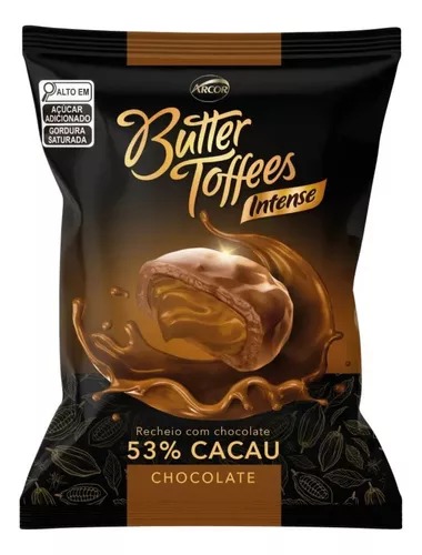 BALA BUTTER TOFFEES 53 CACAU CHOCLATE 500G ARCOR