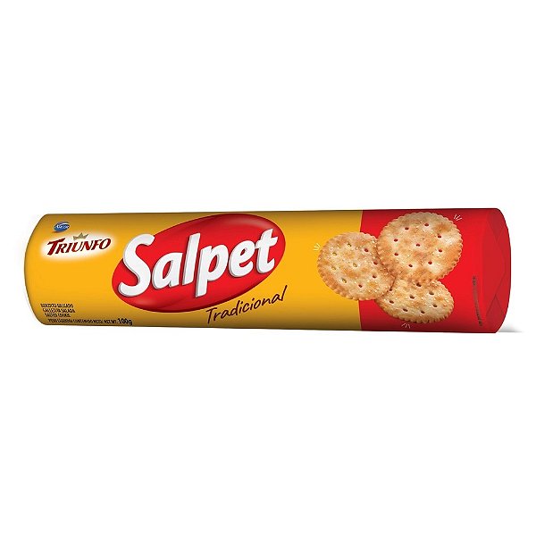 BISCOITO BOLACHA SALGADA SALPET 100G TRINFO