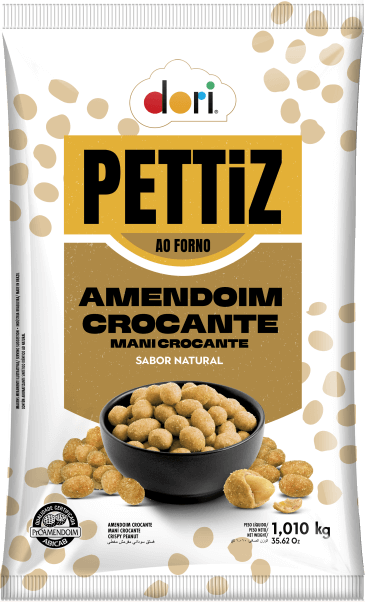 AMENDOIM CROCANTE PETTIS  NATURAL 1GK DORI