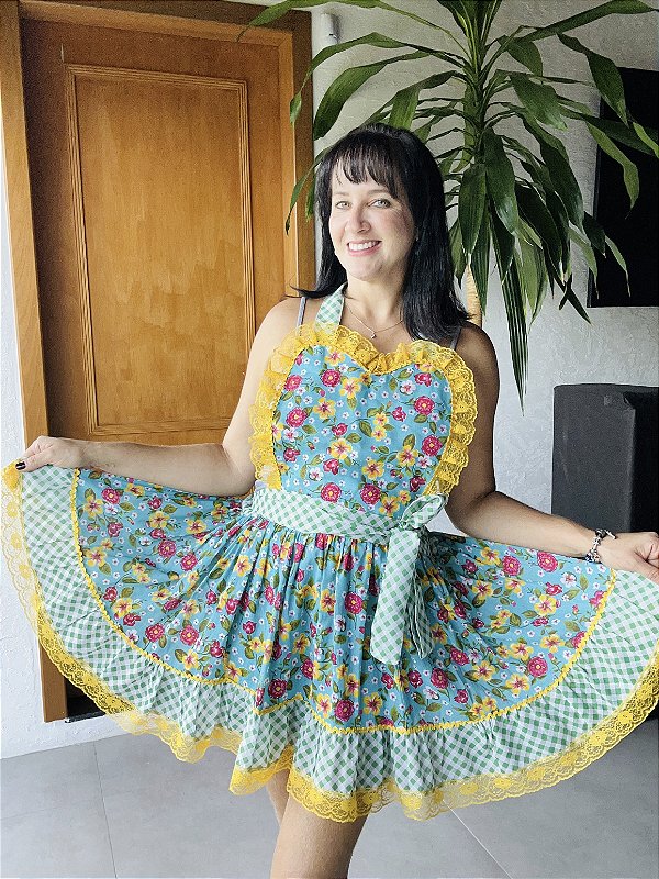 Avental Junino Tiffany 120cm