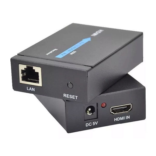 EXTENDER HDMI 60M EXTENSOR HDMI 60M CAT5E CAT6 HDMI BIVOLT