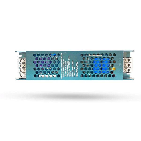 FONTE 12V 20A SLIM METAL