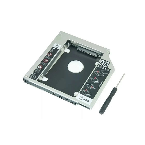 CASE ADAPTADOR CADDY 2º HD SSD/DVD 12MM