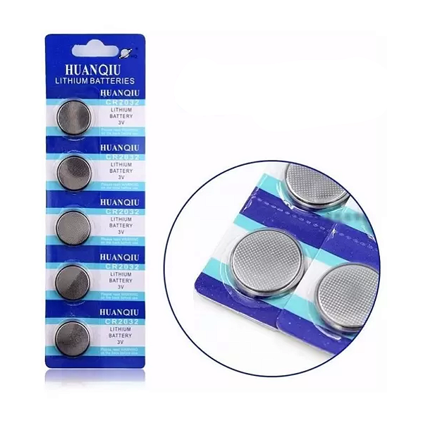 BATERIA CR2032 CARTELA COM 5 PEÇAS