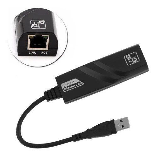 ADAPTADOR ETHERNET USB 3.0 REDE GIGABIT TYPE-C3 10/100/1000