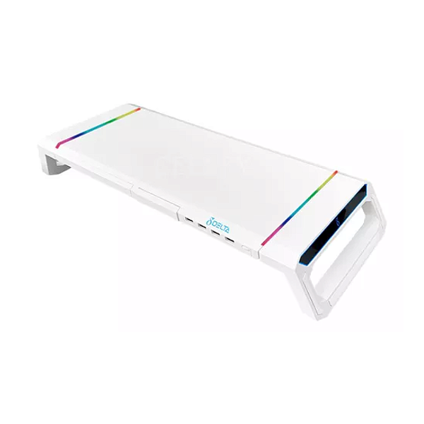 BASE PARA MONITOR MULTIFUNCIONAL GAMER LED RGB FLEXÍVEL USB