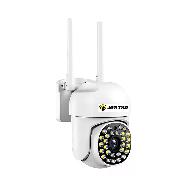 CÂMERA DOME WI-FI IP JORTAN C/VISÃO NOTURNA JT-8160QJ COR BRANCO