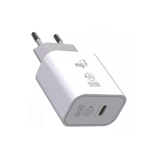 CARREGADOR TURBO USB TIPO C PARA IPHONE 11 12 13 14 ELG 20W