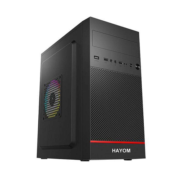 GABINETE OFFICE GB1723 - USB 2.0, MICRO-ATX, 4 SLOTS PCIE