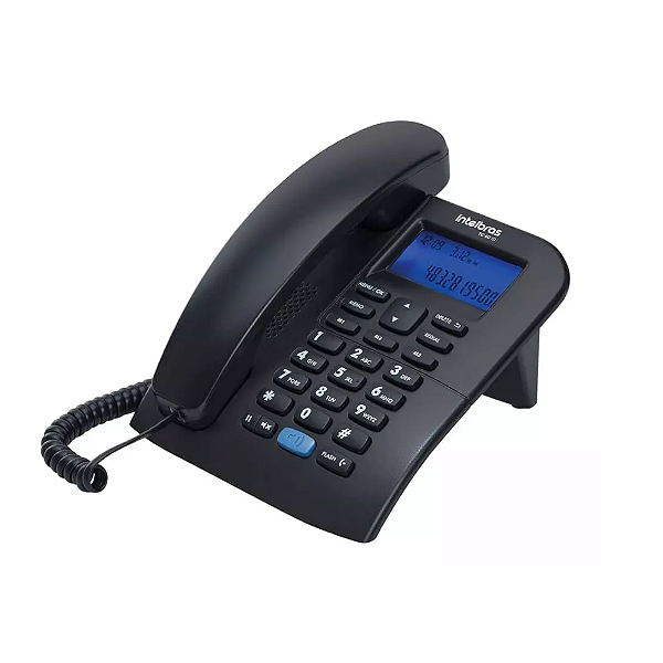TELEFONE FIXO INTELBRAS TC 60 ID PRETO